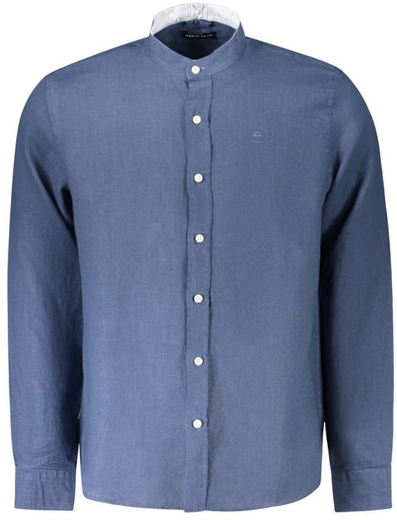 North Sails North Sails Blu Linen Men Shirt