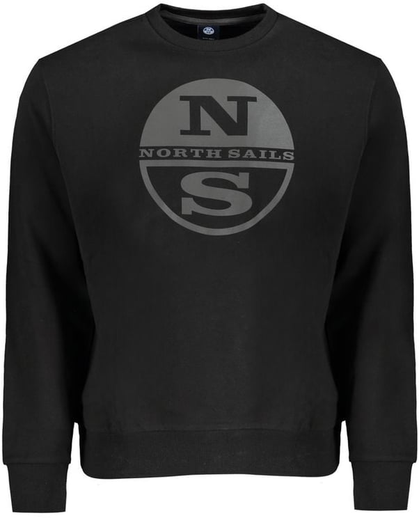 North Sails North Sails Black Cotton Men's Sweatshirt