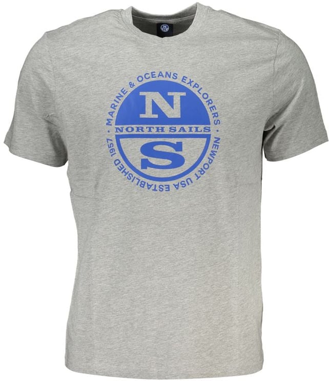 North Sails North Sails Gray Cotton T-Shirt