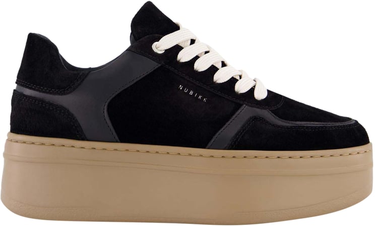 Nubikk Dames Bayou Platform Sneaker Zwart