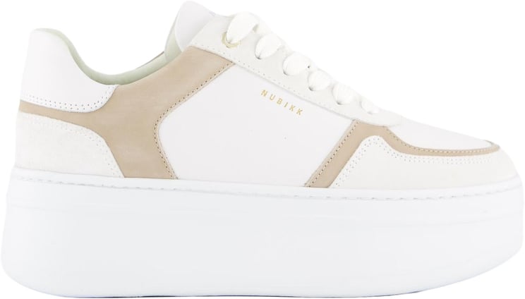 Nubikk Dames Bayou Platform Sneaker Wit