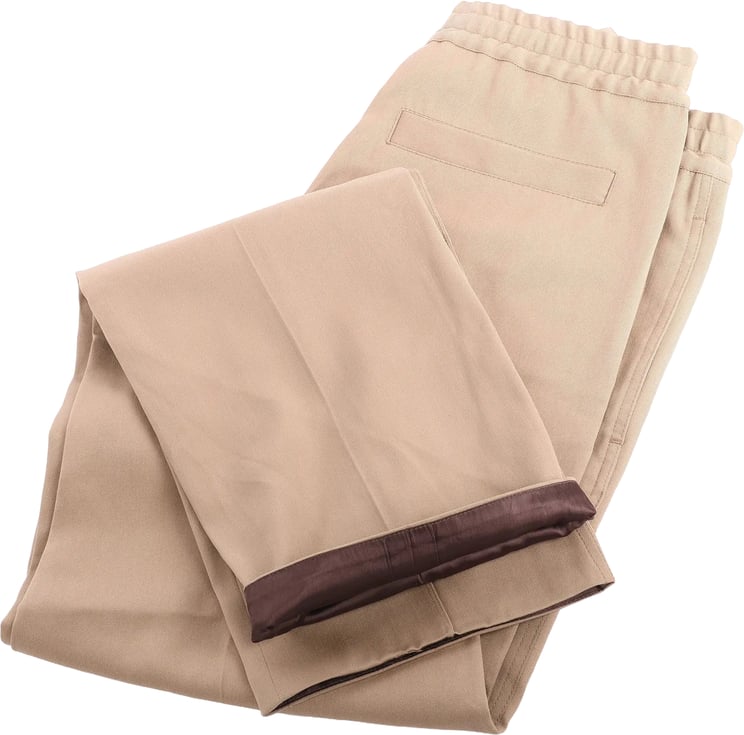 OAMC OAMC Beige Elasticated Waist Straight-Leg Trousers, Size 48 EU