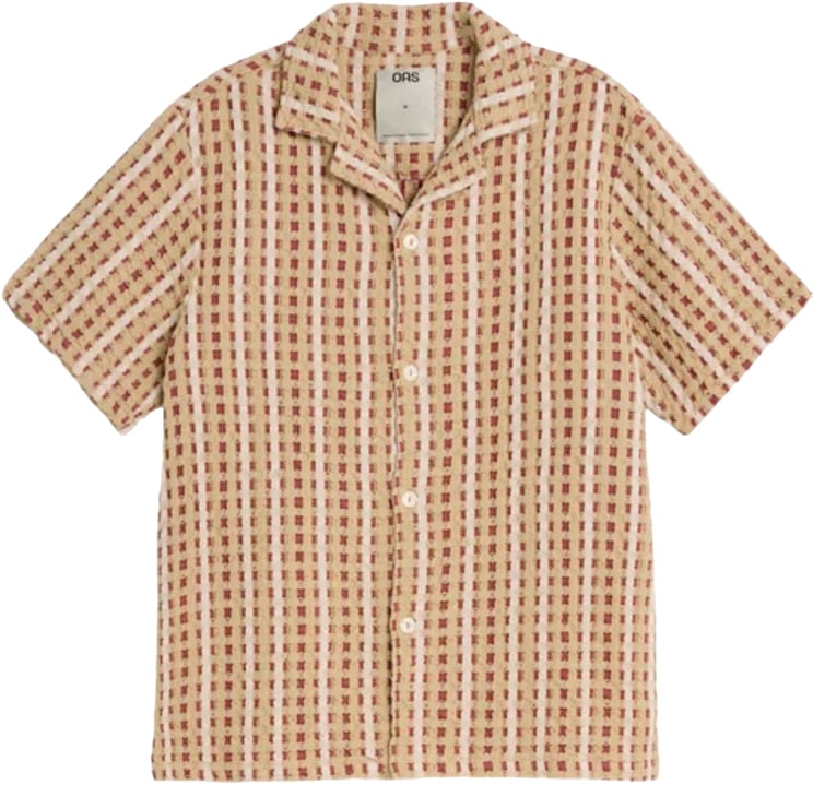 OAS Oas 101001  Rood Lano Cuba Shirt