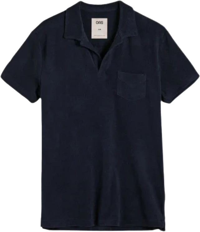 OAS Oas 7003 Polos Donkerblauw Polo Terry Shirt