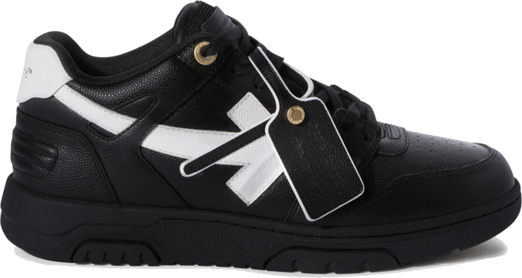 OFF-WHITE Off White Out Off Office Basket Leather Black