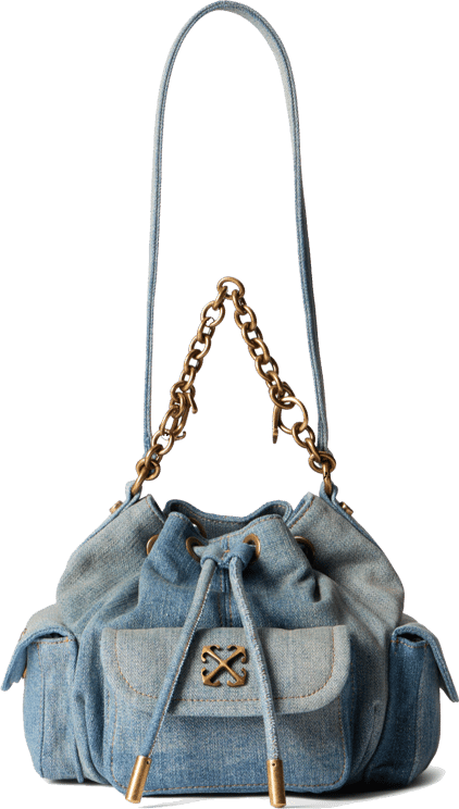OFF-WHITE Off White Dumbo B Bucket Bag Denim Dirty Blue