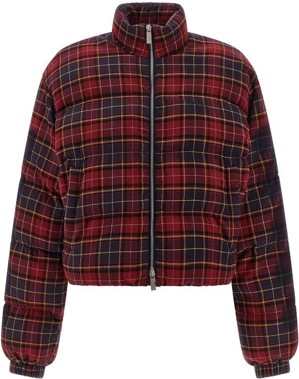 OFF-WHITE Off-White Bordeaux Cotton Full-Length Jacket