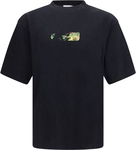 OFF-WHITE Off-White Black Cotton T-Shirt