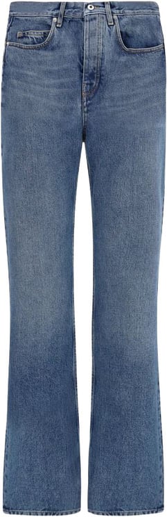 OFF-WHITE Off-White Blue Cotton Straight-Leg Jeans