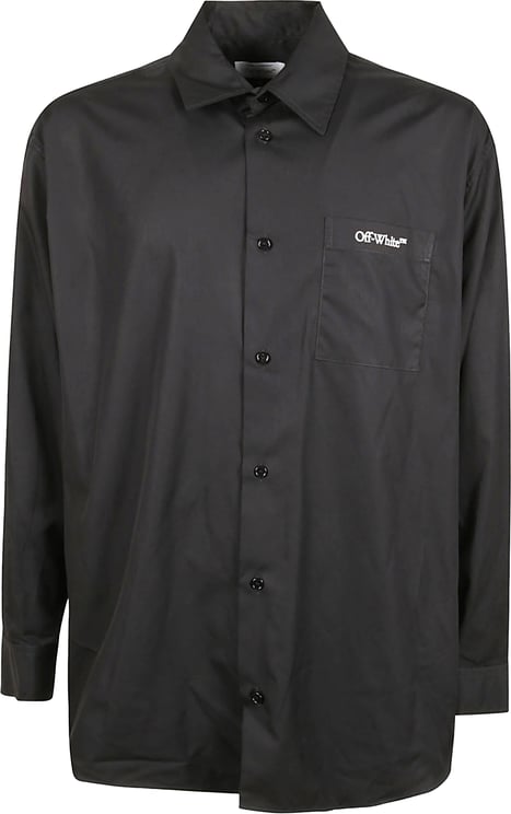 OFF-WHITE Cotton Shirt With Embroidered Logo