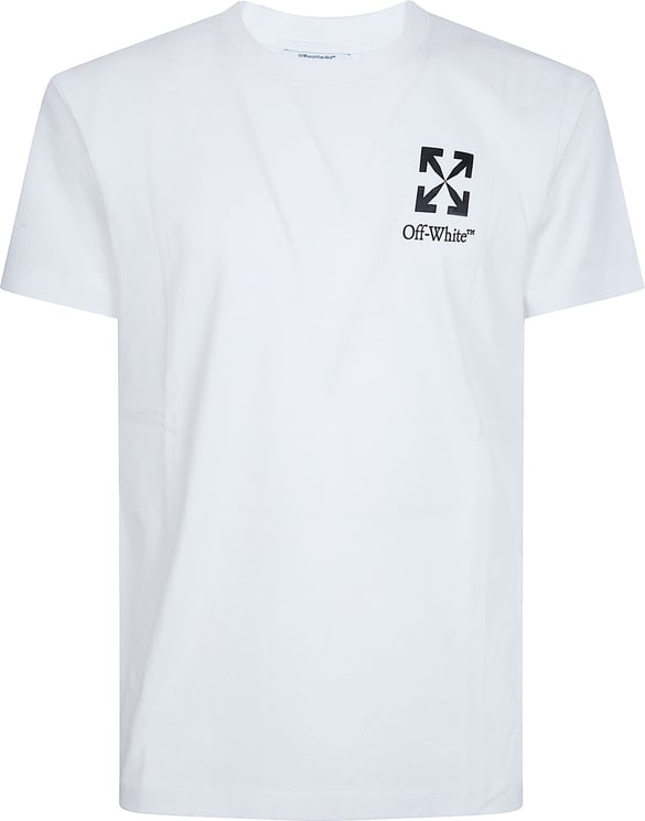 OFF-WHITE Minimalist Slim-Fit T-Shirt with Small Arrow Design