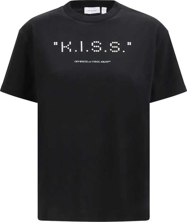 OFF-WHITE Kiss Quote Reg Cotton Cotton T-Shirt