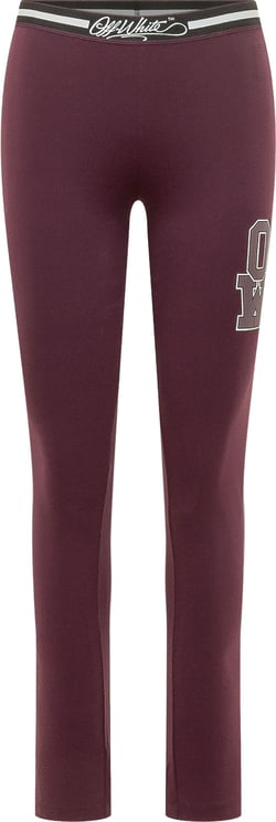 OFF-WHITE Leggings LY College con Fascia Lettering