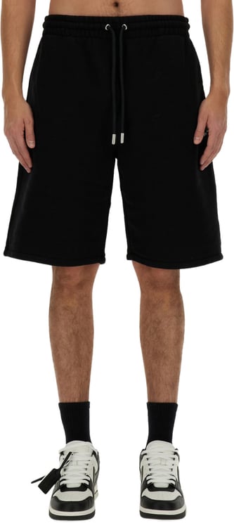 OFF-WHITE BERMUDA WITH LOGO