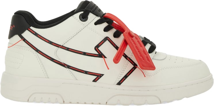 OFF-WHITE LEATHER SNEAKER