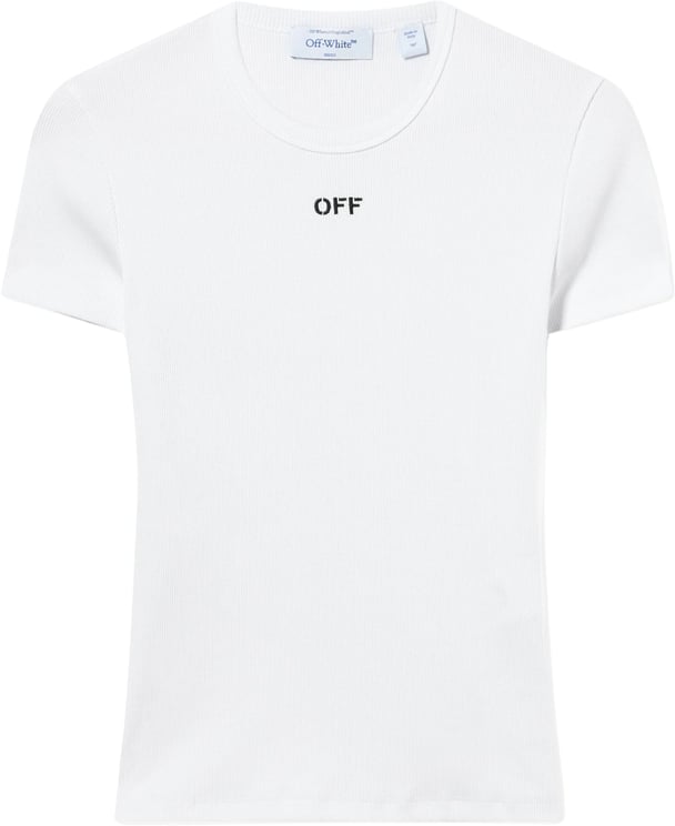 OFF-WHITE BASIC T-SHIRT WITH LOGO