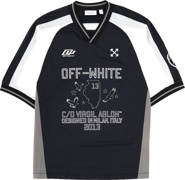 OFF-WHITE T-SHIRT "EAGLE TEAM SOCCER"