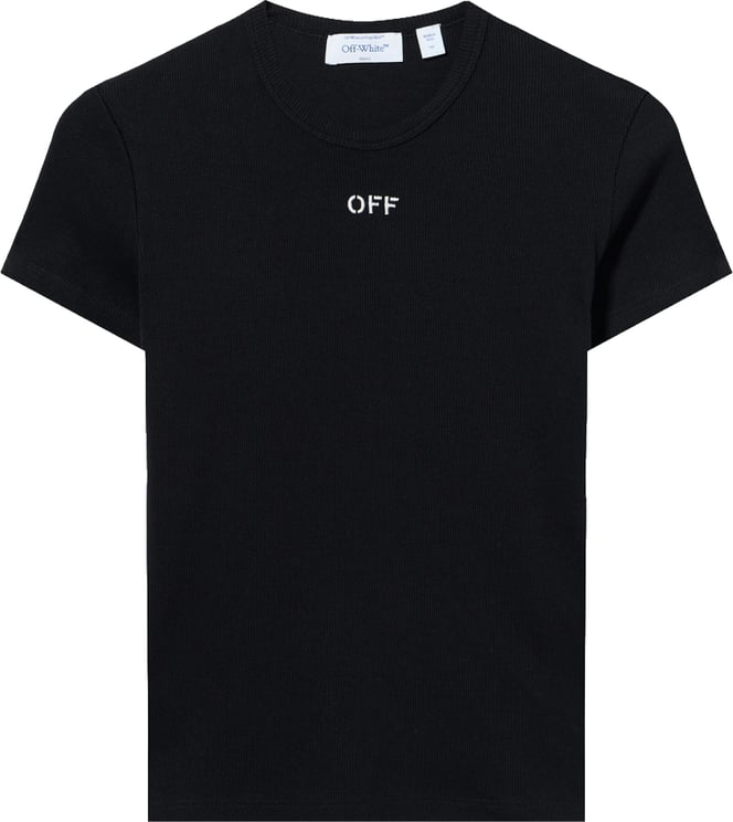 OFF-WHITE BASIC T-SHIRT WITH LOGO