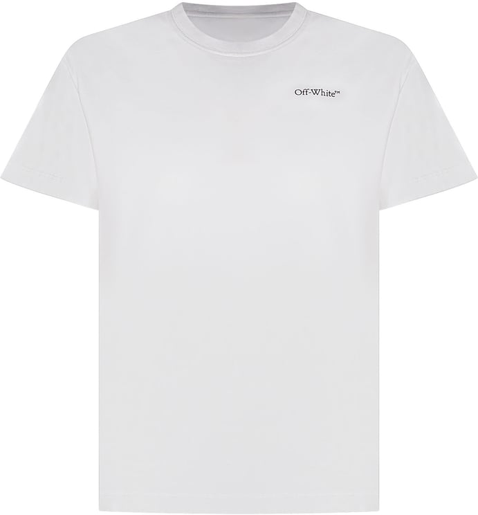 OFF-WHITE T-shirt con Logo Ricamato