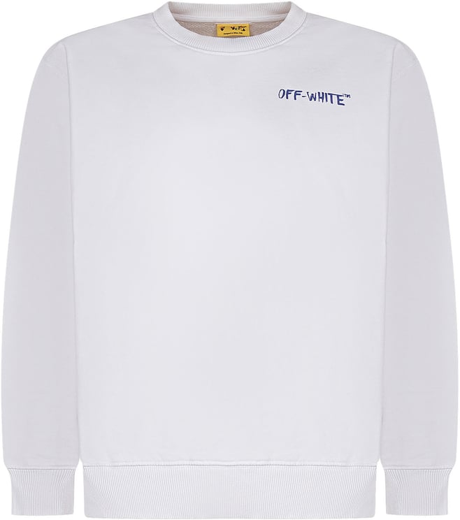OFF-WHITE Felpa con Logo Ricamato
