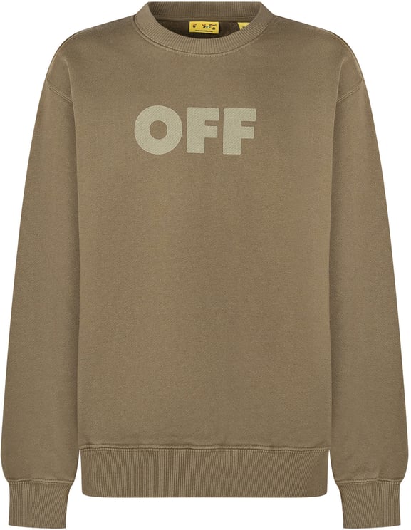 OFF-WHITE Felpa Girocollo con Logo OFF