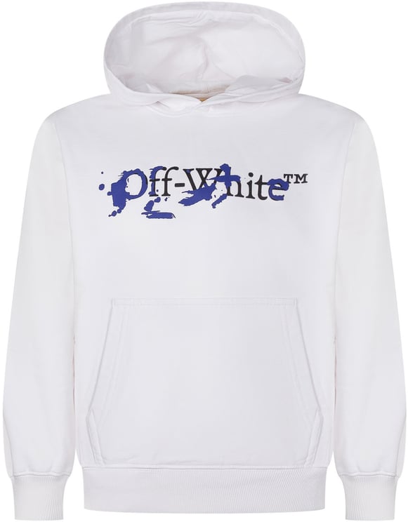 OFF-WHITE Felpa con Cappuccio con Stampa