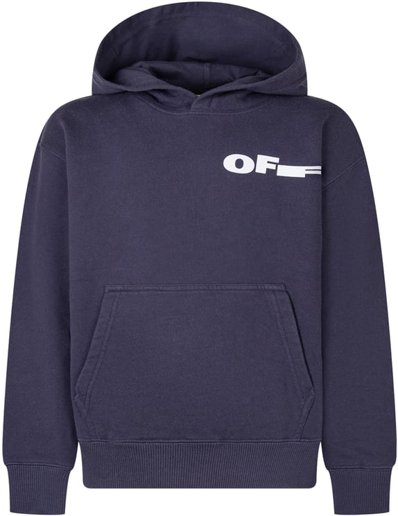 OFF-WHITE Felpa con Cappuccio e Logo OFF