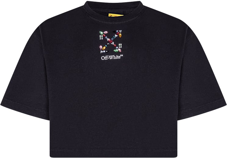 OFF-WHITE T-shirt Boxy con Stampa Arrow Stones