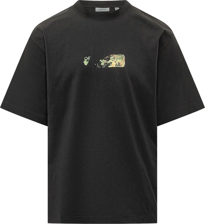 OFF-WHITE T-shirt Spices Arrow con Motivi sul Petto