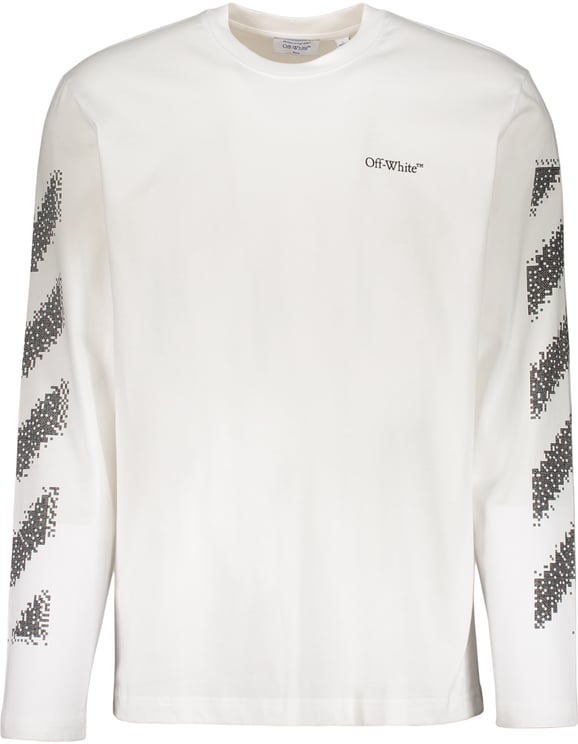 OFF-WHITE Long sleeve T-shirt with decorations