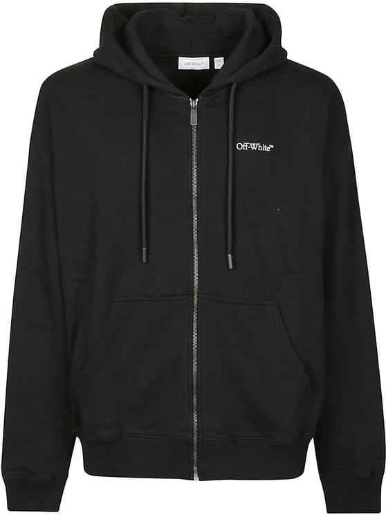 OFF-WHITE Half Arrow Skate Zip Sweatshirt Black