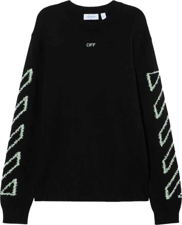 OFF-WHITE Heren Diag Outline Knit Crewneck