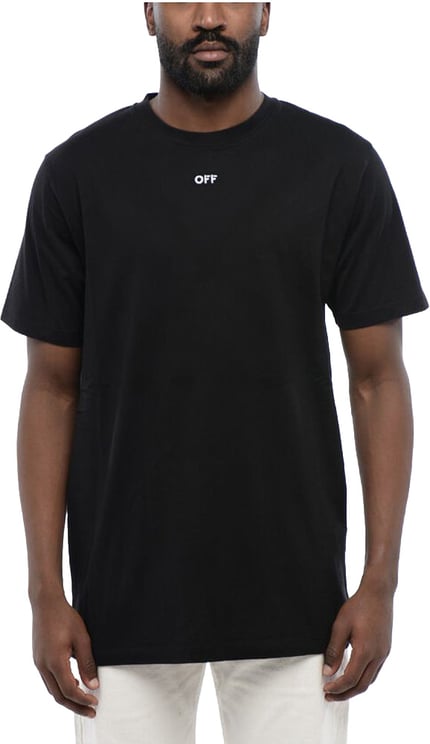 OFF-WHITE Off-White Black Cotton ARROW Crew-neck T-shirt