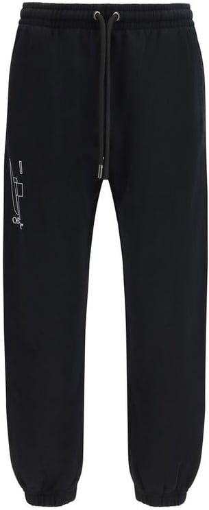 OFF-WHITE Off-White Black Cotton Joggers (Workout Pants)