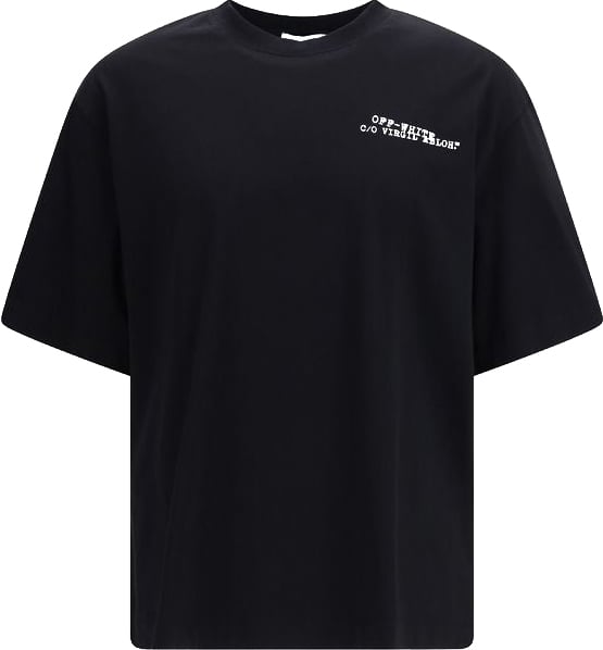 OFF-WHITE Off-White Black Cotton T-Shirt