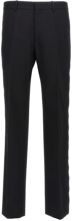 OFF-WHITE Off-White Black Virgin Wool Dress Pants