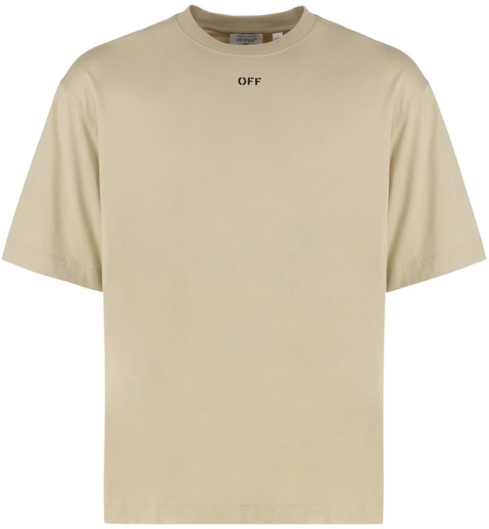 OFF-WHITE Off-White Cotton Crew-neck T-shirt