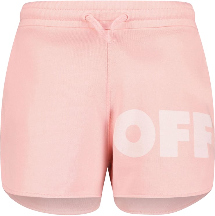 OFF-WHITE Off-White Kinder Meisjes Shorts In Licht Roze