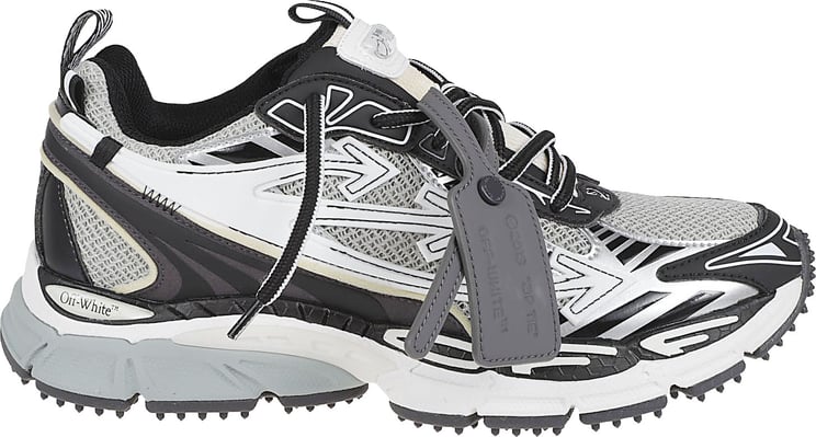 OFF-WHITE 'Be Right Back' Grey Mesh Sneakers