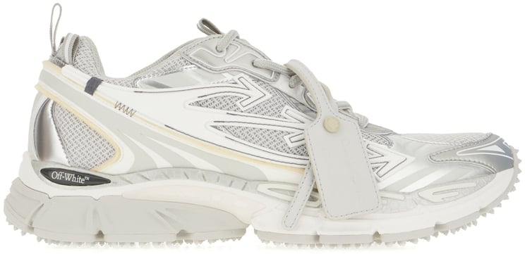 OFF-WHITE Off-white Multicolor mesh and rubber Be right back sneakers