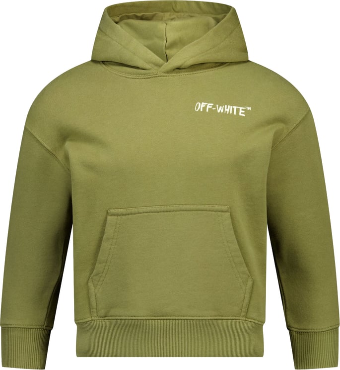 OFF-WHITE Off-White Kinder Jongens Trui In Olijf Groen