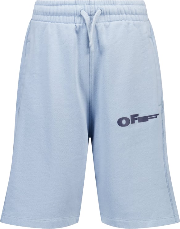OFF-WHITE Off-White Kinder Jongens Shorts In Licht Blauw