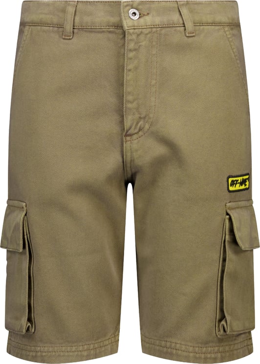 OFF-WHITE Off-White Kinder Jongens Shorts In Olijf Groen
