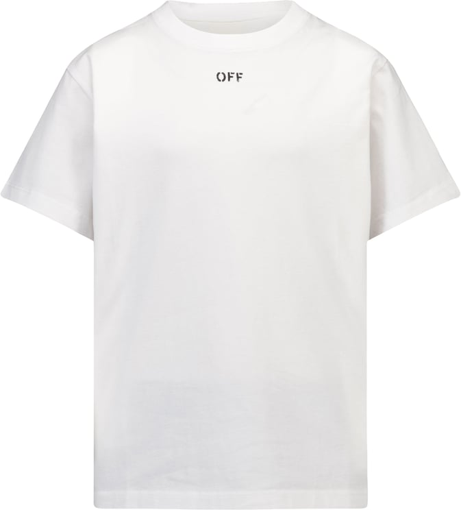 OFF-WHITE Off-White Kinder Meisjes T-Shirt In Wit