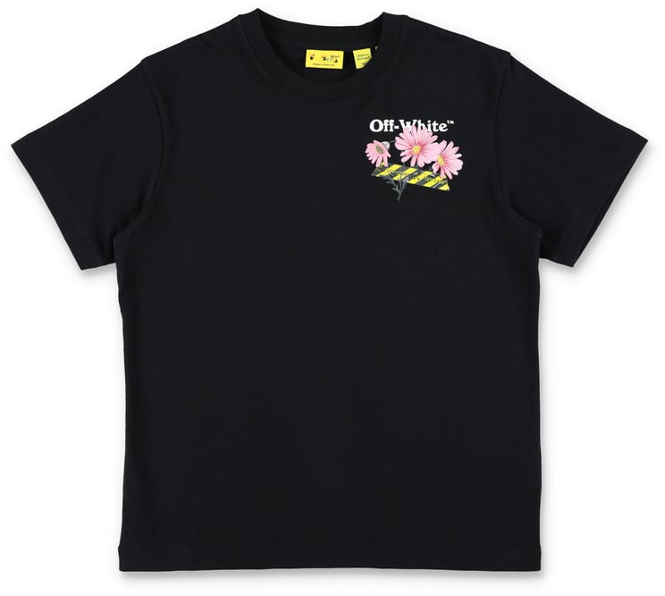 OFF-WHITE Daisy Tape Tee Nero