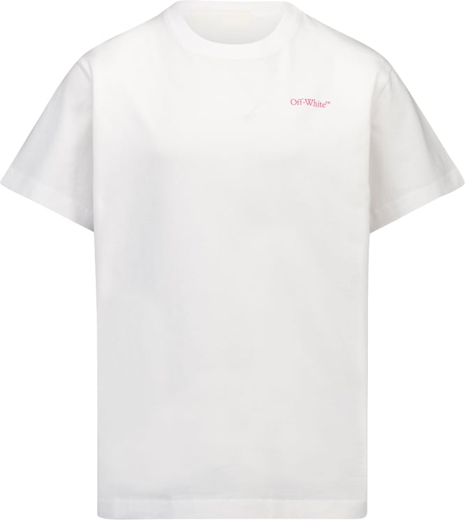 OFF-WHITE Off-White Kinder Meisjes T-Shirt In Wit