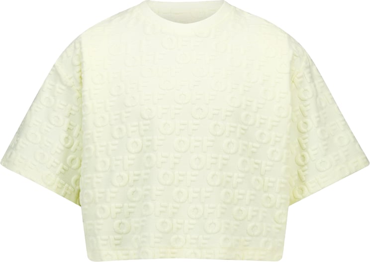 OFF-WHITE Off-White Kinder Meisjes T-Shirt In Geel