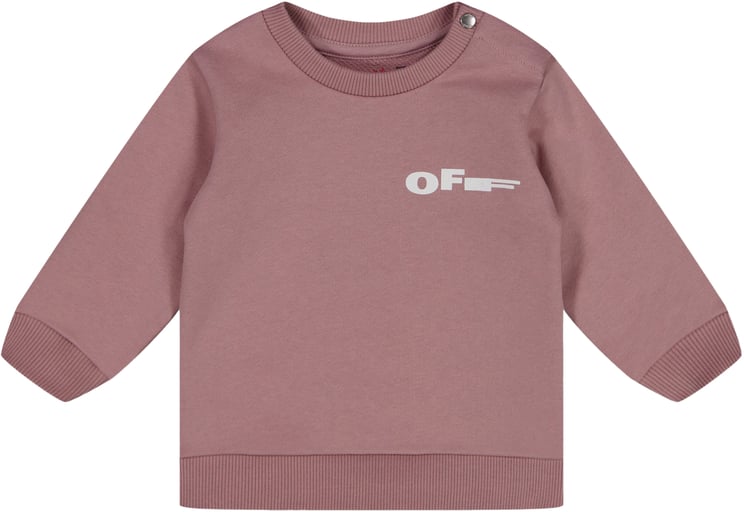 OFF-WHITE Off-White Baby Meisjes Trui In Licht Roze