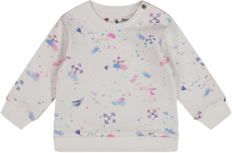 OFF-WHITE Off-White Baby Meisjes Trui In Wit