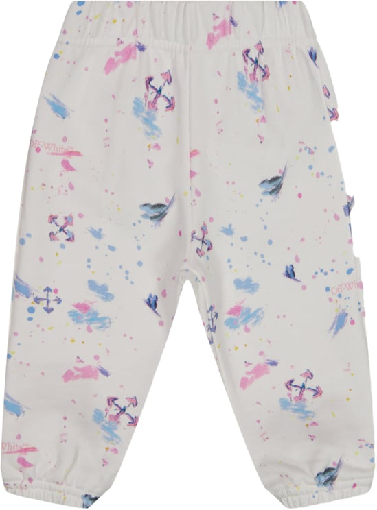 OFF-WHITE Off-White Baby Meisjes Broek In Wit